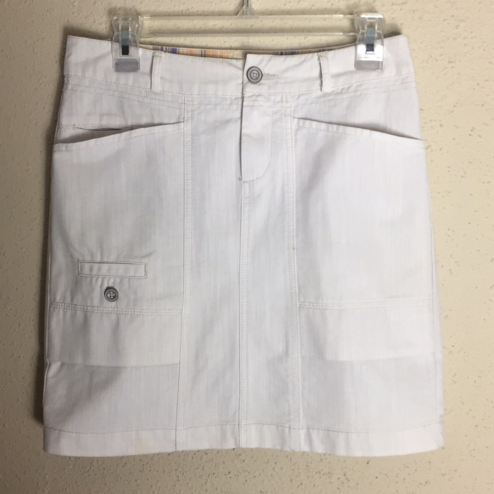 Hei Hei 5-Pocket Skirt With Plaid Inside Waistband